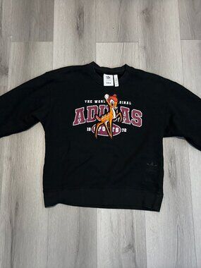 adidas x Disney Bambi Embroidered Sweatshirt Women’s Size Extra Small